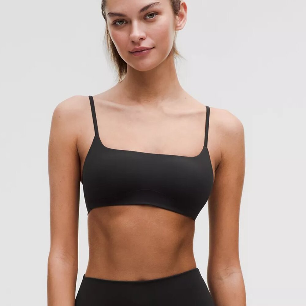 Lululemon Like a Cloud Spaghetti-Strap Bra - Size 8 - Black